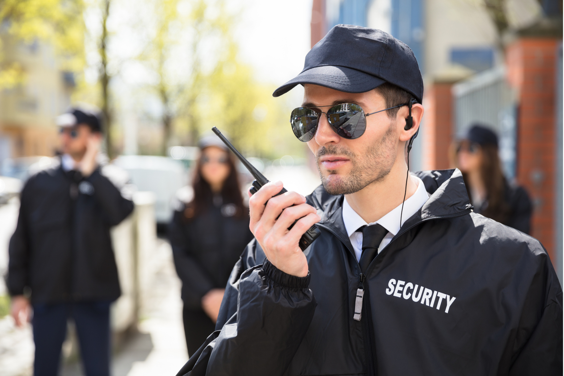 Security guard from AF Patrol providing professional protection.